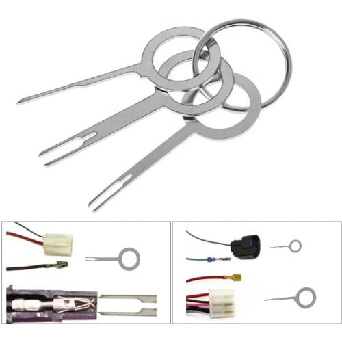 3xCar Plug Terminal Removal Tool Picker Harness Wiring Crimp Connector Extractor