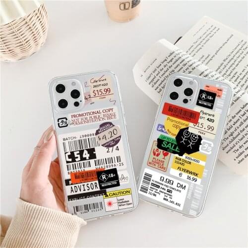 Fashion Retro Label Phone Cases For huawei P30 P20 Pro P Smart 2021 P40 Lite E Honor 8X 9A 9C 10 Lite 20 10i 20i Case Coque