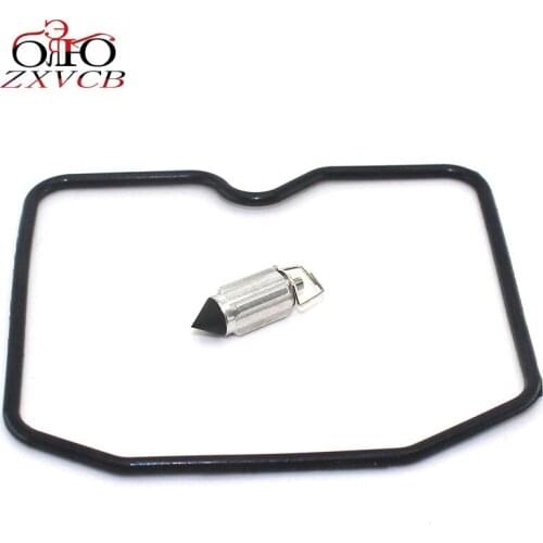FOR Kawasaki ZRX1200 ZR1200 ZR750 GPZ1100 ZX1100 ZRX1100 ZR1100 carburetor repair Float Valve Needle Bottom shell housing gasket