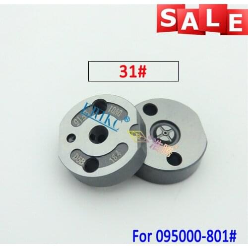 ERIKC Auto Electric Fuel Injector Pressure Valve Plate 31# Slivery Coat Valve For Denso HOWO Diesel 095000-8010 095000-8011