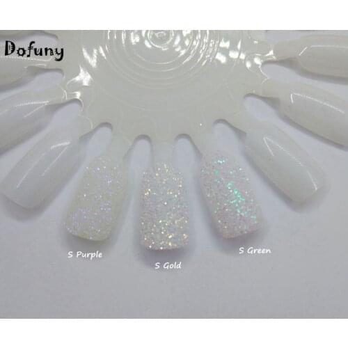 3 Colors For Choose,5 Grams/lot Symphony Gold/Green/Purple Flash Holographic UV Nail Glitter Tips For Nail Art Decoration
