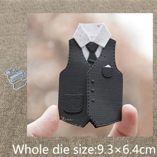 New Design Craft Metal stencils Cutting Dies Shirt vest tie cloth decoration scrapbook die cuts Album Paper Card Craft Embossing