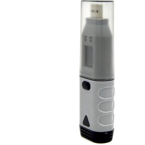 Portable Digital USB LCD 2 Channel Humidity Temperature Data Logger Recorder With Software Measuring Range -35~80°C 0~100%RH