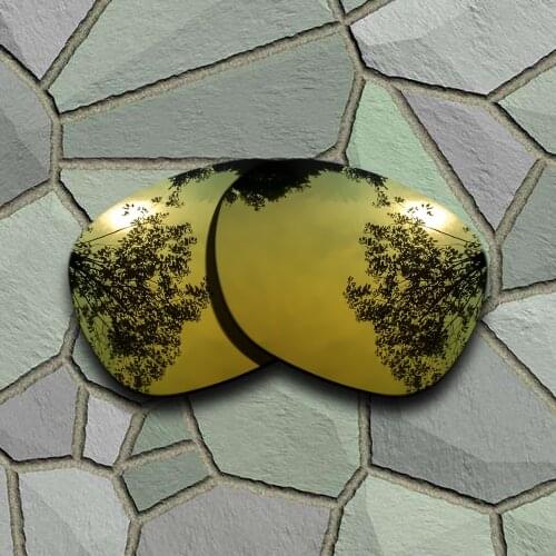 Yellow Golden Sunglasses Polarized Replacement Lenses for Oakley Garage Rock