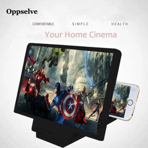 Universal Phone Screen Magnifier 3D Enlarger Magnifying HD Video Amplifier Desktop Holder Stand For Phone Eye Protection Bracket