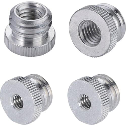 5/8-Inch Male to 1/4-Inch Female Mic Screw Adapter Aluminum Alloy Tripod Stand Dropshipping