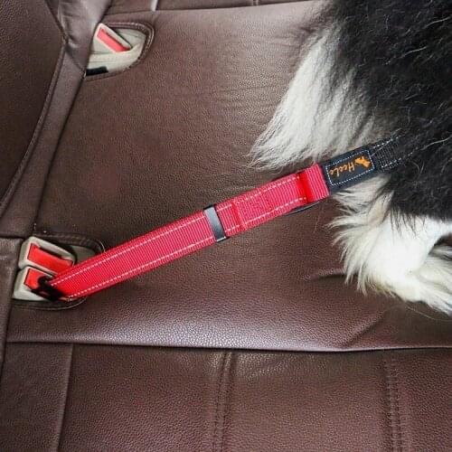 High Quality Durable Dog Car Seat Belt Adjustable Heavy Duty Pet Dog Safety Belt Fit All Cars Dog Leash