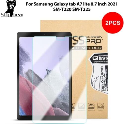Tempered Glass for Samsung Galaxy Tab A7 Lite 8.7 SM-T220 SM-T225 Screen Protector Film for Samsung Galaxy Tab A7 10.4