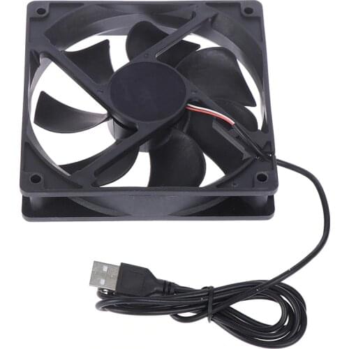 1Pc 120x120x25mm 5V USB Connector PC Computer Cooling Cooler Fan Heatsink