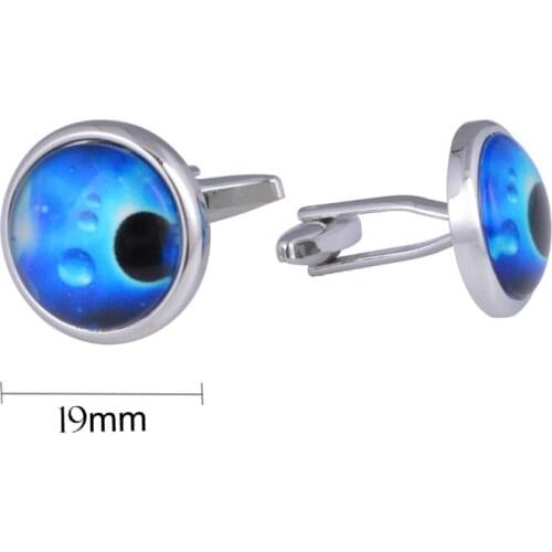 10pairs/lot Blue Planet Blue Universe Cufflinks Fluorite Cuff LInks Shirt Cuff Button Mens Jewelry Accessory Wholesale