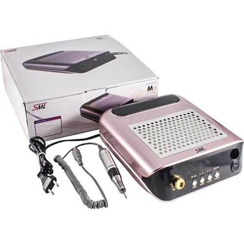 Nail Drill Manicure Machine with Dust Collector Fan Vacuum Cleaner Suction Nail File Tools Kits Drill Polish Bits Nail Equipment