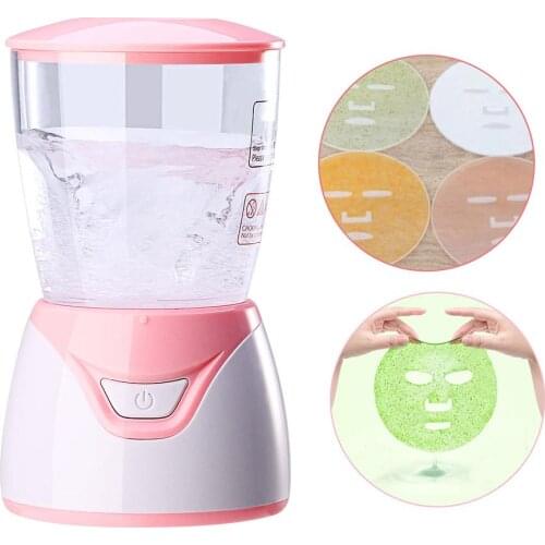 Automatic Mask Mini Face Mask Maker DIY Vegetable Natural Collagen Fruit Face Mask Machine Skin Care Home Makeup Beauty Tool