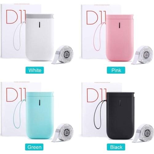 Niimbot D11 Wireless Label Printer Bluetooth Mini Portable Pocket Mobile Phone Printer For Fast Printing Home Office
