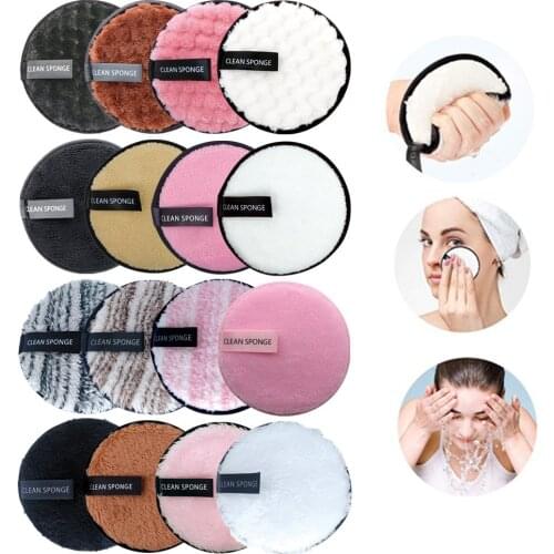 Reusable Makeup Remover Pads Microfiber Quick Face Cleansing Towel Cosmetic Make Up Removal Sponge Cotton Wipe Cleaner Pads Tool