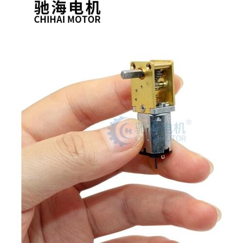 ChiHai Motor CHF-GW12T-N20VA DC 3V 6V 12V Micro Gear Motor Low Speed Gear Motor Electric Mini Reducer Motor Reduction Gear Motor