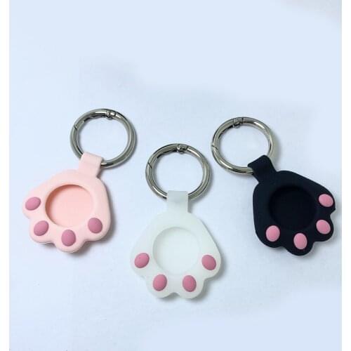 Cartoon pattern is suitable for Airtag silicone protective sleeve anti-lost storage airtag positioning tracker anti-lost sleeve