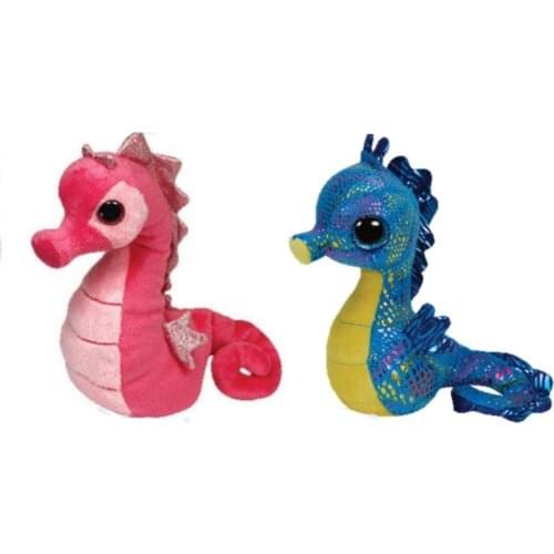 New Big Eyed Seahorse Plush Kids Stuffed Animals Toys For Children Gifts 15CM