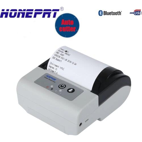 HSPOS Portable Thermal Receipt Printer 80mm Mobile Bluetooth Ticket Printer Support PDF Printing HS-P80CAI