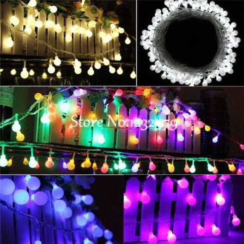 Multicolor 10M/20M/30M 100/200/300 LED Fairy String Lights Ball Christmas Tree Wedding Decor Holiday luminarias lamps