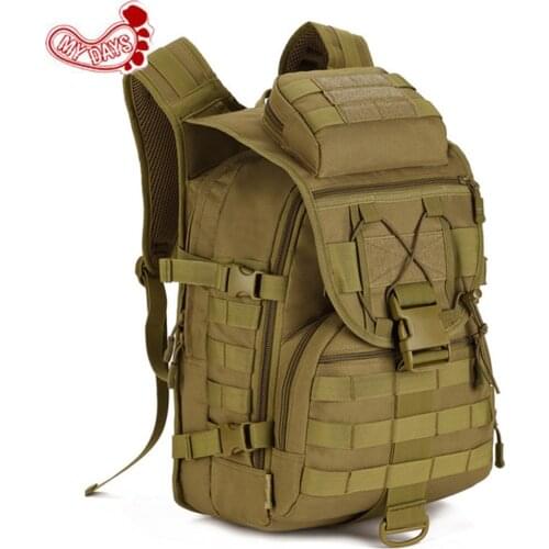 Sale Cheap 40L Waterproof 3D Military Tactics Backpack Rucksack Bag Hike Trek Hunting Travel Backpack Tactical X7 Suckpack