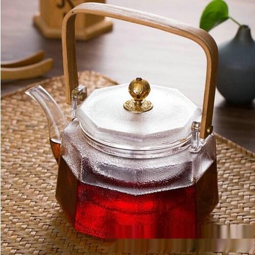 Heat resistant glass teapot electric pottery stove tea cooker high temperature resistant filter bubble Teapot Tea Set