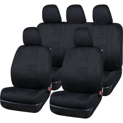 Car-pass (Black Beige Gray) Fabric Universal Car Seat Covers Fit Most Auto Interior Decoration Accessories Car Seat Protector