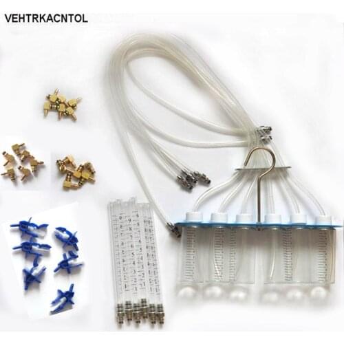 VEHTRKACNTOL Diesel Car Truck Injector Nozzle Fuel Oil Return Gauge Meter Common Rail Diesel Injector Oil Return Tester