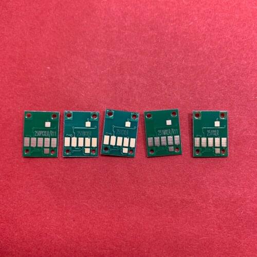 YOTAT 5 color permanent chip PGI-250 CLI-251 PGI-250XL CLI-251XL for Canon PIXMA ip7220 ip8720 MG5420 MX922 MX722 IX6820 MG5520