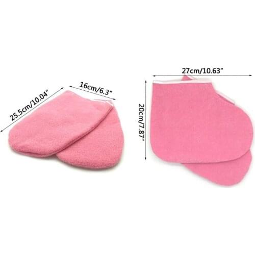 2pcs Paraffin Wax Protection SPA Hand Foot Gloves Warmer Heater