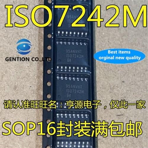 5Pcs ISO7242MDWR ISO7242M SOP16 digital isolator in stock 100% new and original