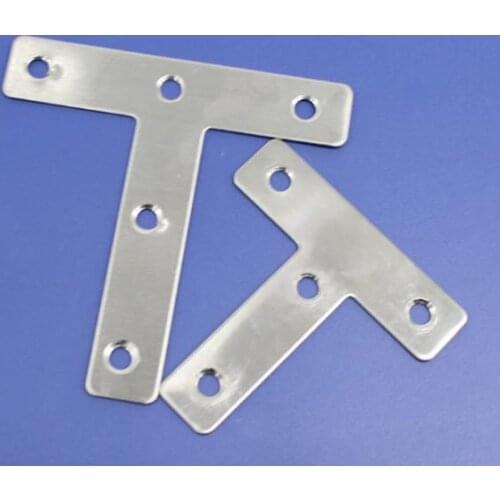 5pcs/lot 304 Stainless Steel Angle Code T Shape Connector Plane Angle Code DIY Toy Model Parts