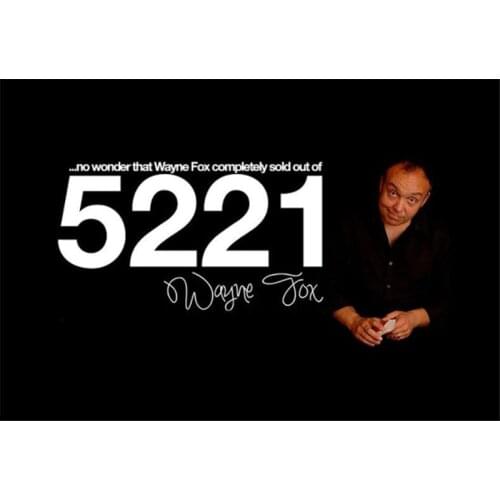 5221 (Gimmicks And Online Instructions) By Wayne Fox Magic Tricks Card Magic Close Up Stage Street Magic Props