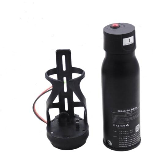 EU US taxes included ebike boost battery pack 36V 5.2Ah 7Ah 200W 250W small bottle battery with charger