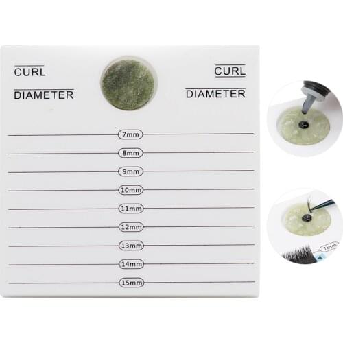Acrylic False Eyelash Tray Strip Stand Pad Palette Lashes Holder Eyelash Pad Lash Extension Glue Pallet Holder Board Makeup Tool