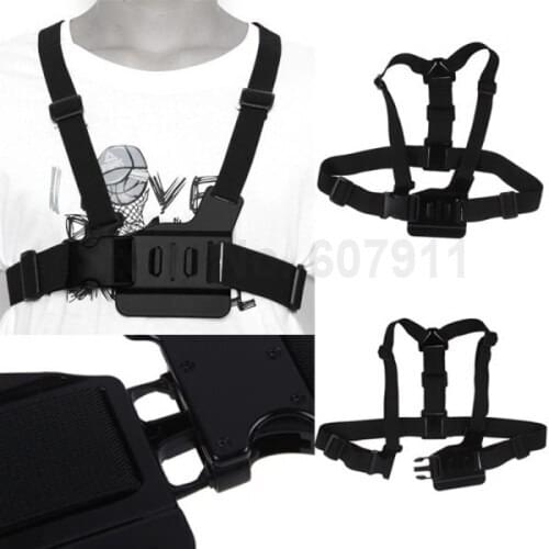 Free shipping Gopro Chest Shoulder body Belt Strap Mount B For Gopro HD Hero 4 2 3+ Camera