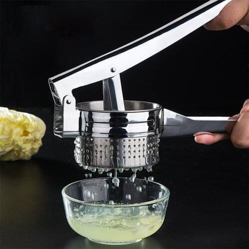 Kitchen Accessories Stainless Steel Potato Masher Vegetable Press Juicer Squeezer Household Cooking Tools Manual Food Processor