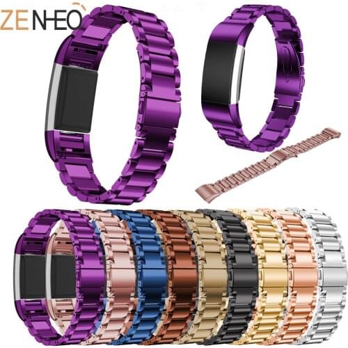 Fashion Stainless steel watchband for Fitbit Charge 2 smart metal bracelet Bracelet accessories bands for Fitbit Charge 2 watch