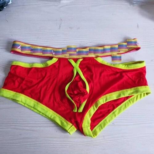 Men Briefs Fashion designed Thongs Men Undershort Printed Cotton Solid Men Briefs Panties Guy Jockstraps Men Underwear S-XXL