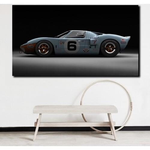 Classic Muscle Car Mustangs Shelbyes Wall Art Canvas Posters Prints Painting Wall Pictures For Living Room Home Decor Framework