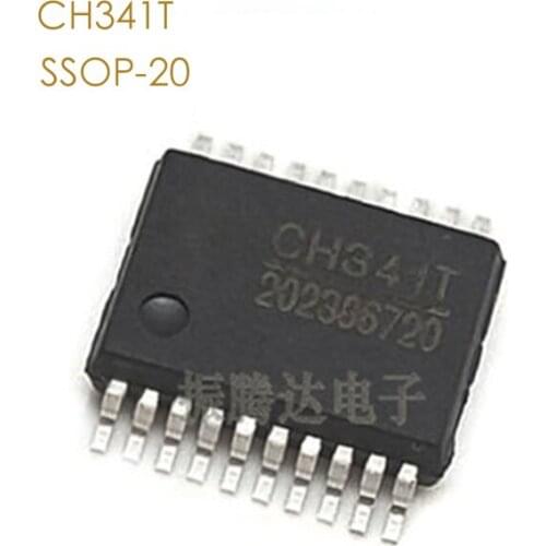 New CH341 CH341T SSOP-20 USB Serial Chip CH341T