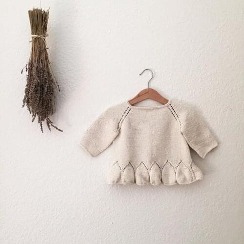 Newborn Baby Spring Autumn Princess Infant Clothing Wear Campure Brand Sweater Kids Knitted Wool Sweater For Baby