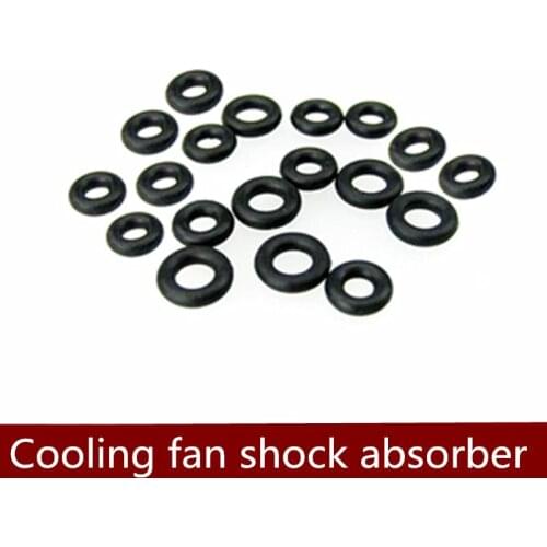 Cooling fan shock absorber ring screw shock absorber ring O-ring black rubber ring M4 shockproof seal 100 capsules free shipping