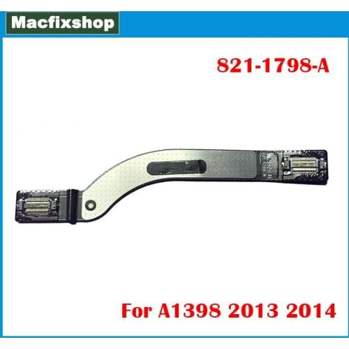 Original A1398 I/O USB Board Ribbon Flex Cable 821-1798-A For MacBook Pro Retina 15 A1398 Late 2013 Mid 2014 ME294 MGXA2 MGXC2