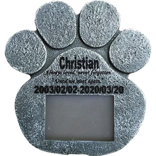 Lost Pet Resin Monument Puppy Tombstone Puppy Monument Creative Craft Souvenir Garden Decoration Ornaments