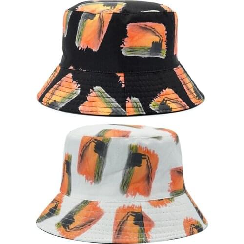 N7MF Bucket Hat in Cotton Unisex Summer Travel Beach Sun Hat Outdoor for Women Men Teens Sun UV Protection