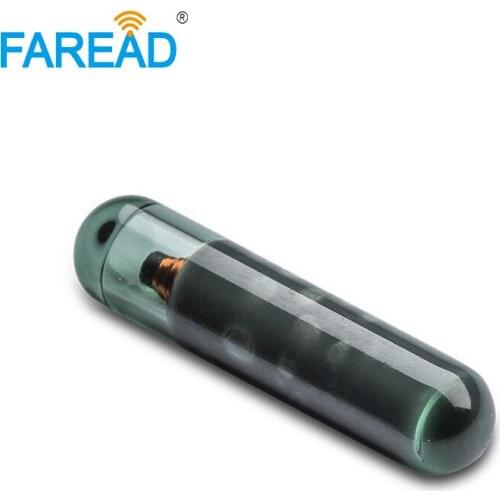 X100pcs passive RFID tag ISO11784/85, ISO14223 3*13/3*15mm 134.2Khz ICAR Certificated microchip for animal tracking application