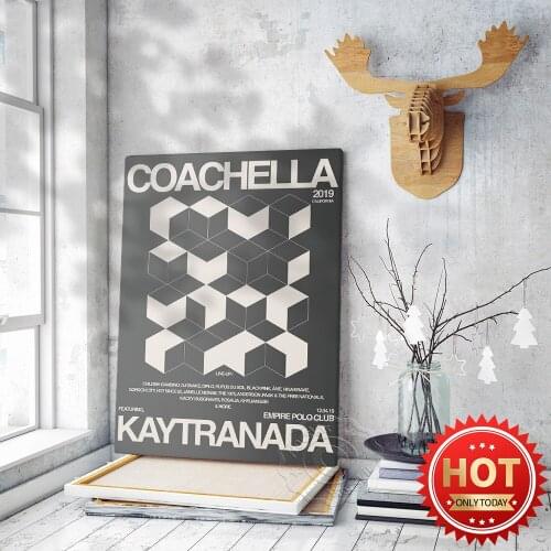 Dj Music Star Kaytranada Poster, Coachella Gig Wall Art, Kaytranada Prints Poster, DJ Live Print Art, Bar Pub Club Wall Stickers