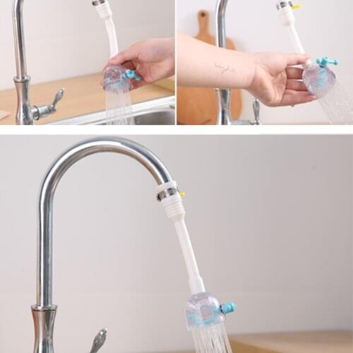 360 Adjustable Sink Faucet Extender Sprayer Attachment Rotatable 2 Modes Hose Tap Head Anti Splash Faucet Aerator Water Saver