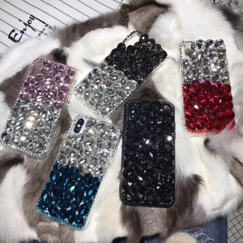 XSMYiss Luxury Bling Rhinestone Diamond Case Cover For Huawei P9 P10 P20 P30 PLUS LiTE Mate10 20 Pro Lite glitter crystal Case