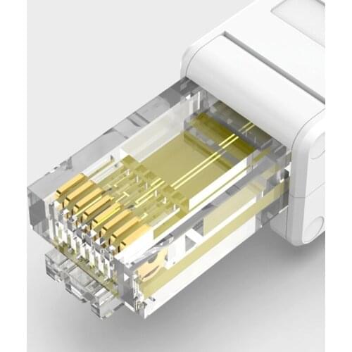 CCTV Ethernet Cable Tool-less Crystal Head Plug CAT6 RJ45 Connector Tool-less Connector No Crimp Connectors